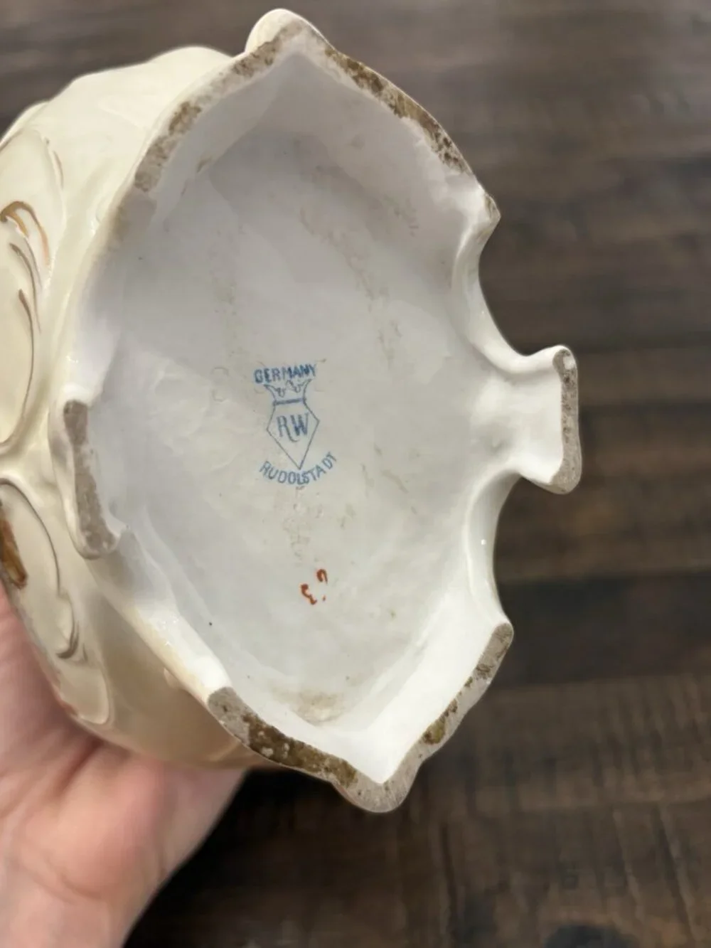 RUDOLSTADT Germany Vase Floral Design